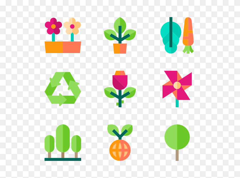600x564 Flower Icons - Flower Line PNG