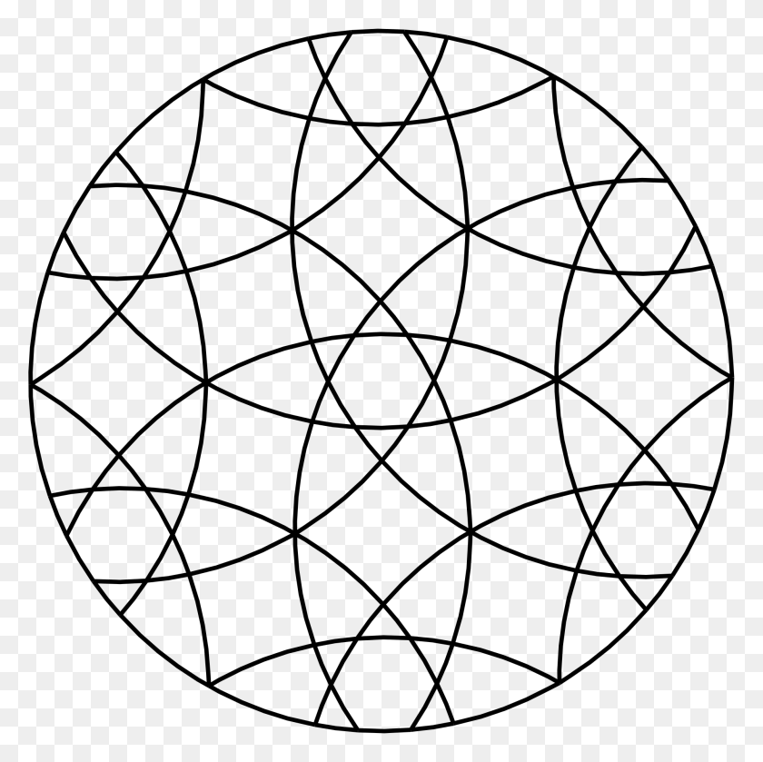 2000x2000 Flower Of Life Triangular Arccircle - Flower Of Life PNG