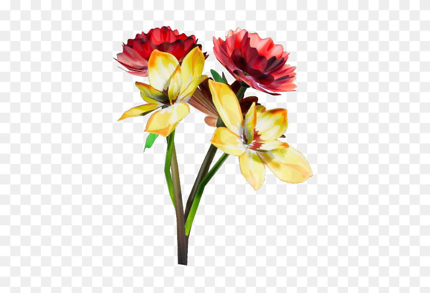 512x512 Pétalos De Flores Materiales De Elaboración - Flores Doradas Png