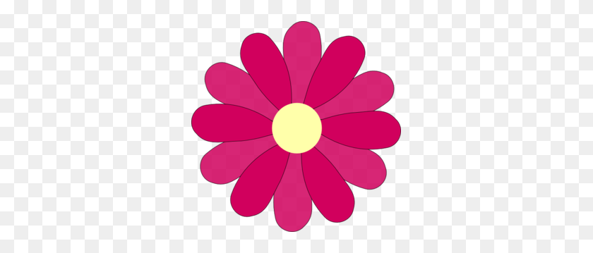 297x299 Цветок Розовый Картинки - Цветочный Клипарт