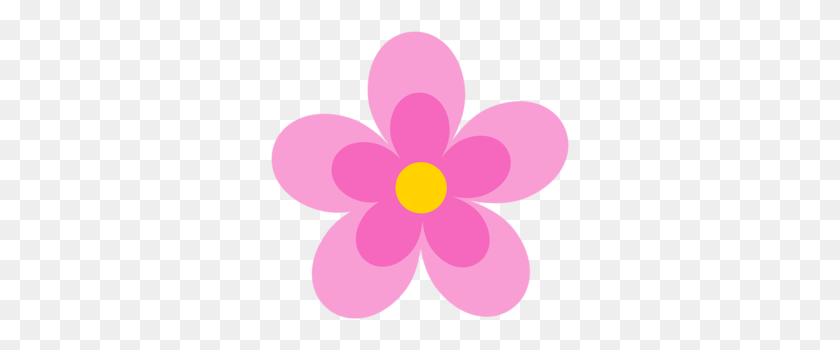 300x290 Flower Pink Patterns Flowers, Flower Clipart - Flower Shape Clipart