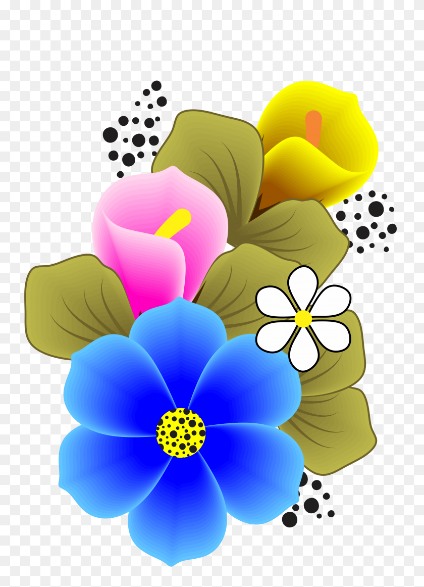 2482x3508 Flor Plus En Flores - Clipart Zen