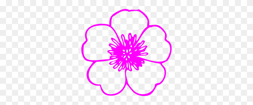 300x291 Flower Png, Clip Art For Web - Purple Flower PNG