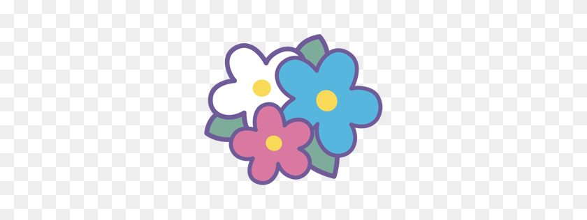 256x256 Скачать Бесплатно Значок Цветок, Растение Pngicoicns - Hello Kitty Bow Clipart
