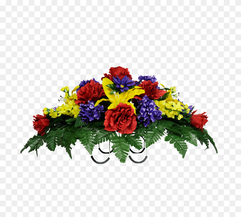 697x697 Flowers For Cemeteries, Inc - Purple Rose PNG