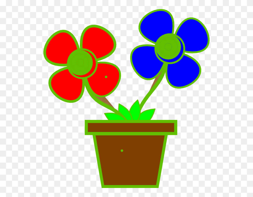 552x594 Flowers In A Vase Png, Clip Art For Web - Bunch Of Flowers Clipart