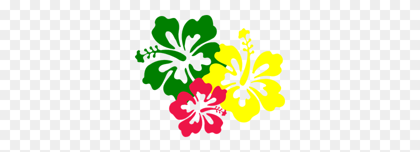 300x244 Цветы Png Изображения, Значок, Клипарты - Гавайский Цветок Png