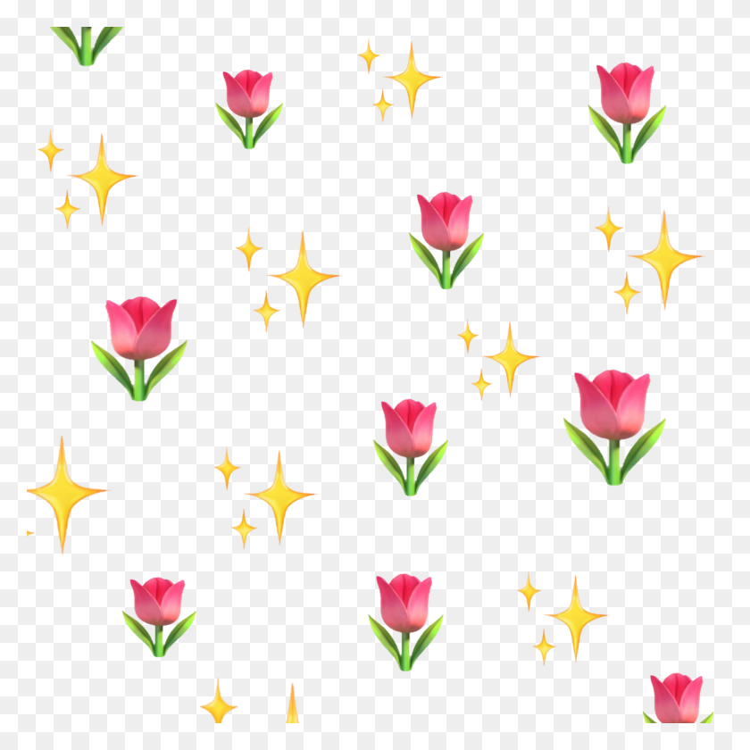 2289x2289 Flowers Png Sparkle Shine Emojis Yellow Pink Explore - PNG Sparkle