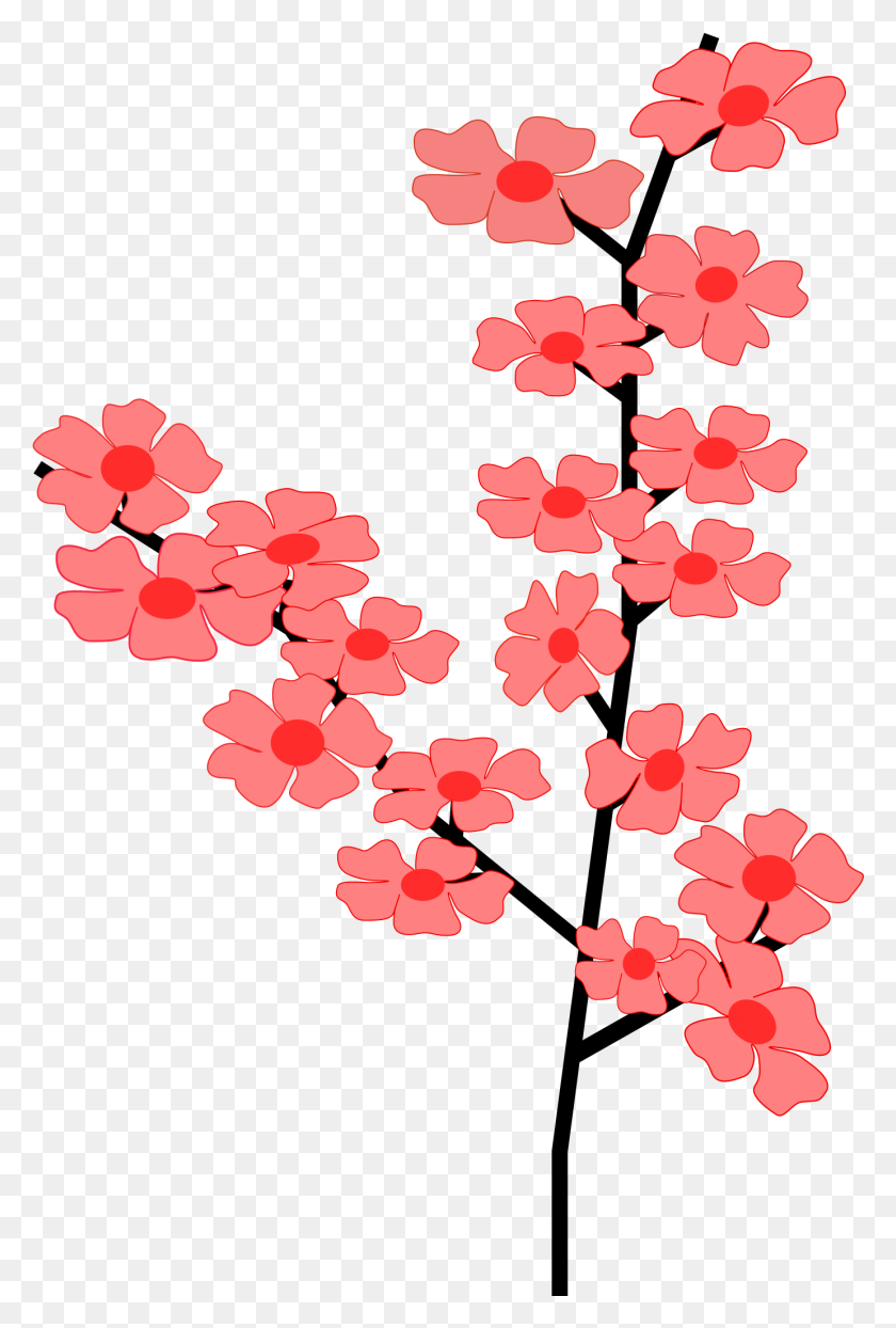 1382x2099 Flores De Sakura Png Cliparts - Sakura Clipart