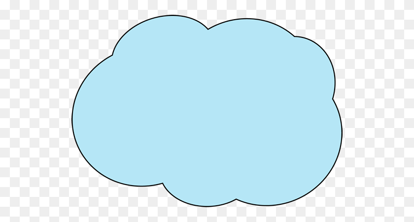 550x391 Fluffy Blue Cloud Clip Art - Fluffy Cloud Clipart