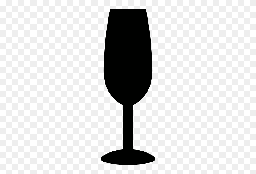512x512 Flute Glass Png Icon - Champagne Glass PNG