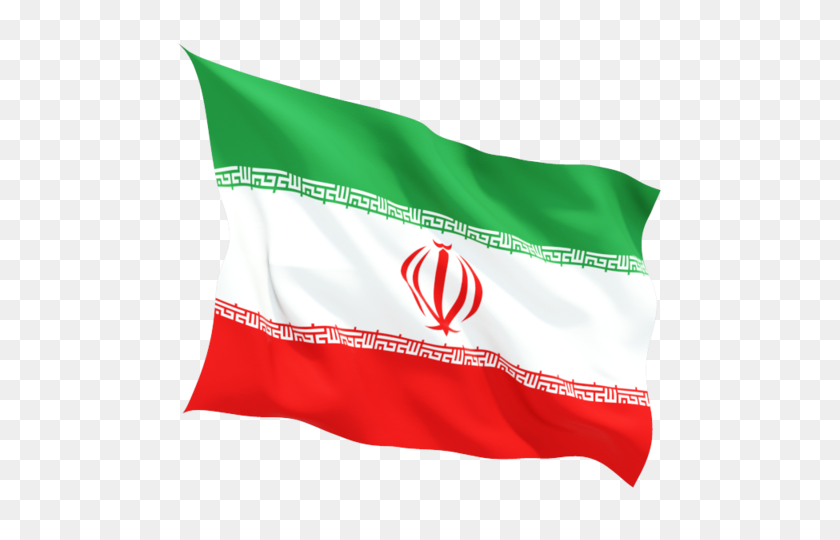 640x480 Fluttering Flag Illustration Of Flag Of Iran - Iran Flag PNG