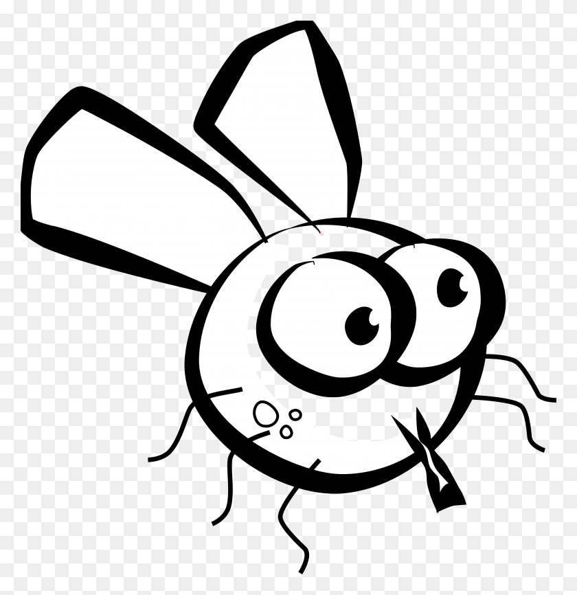 5555x5746 Fly Bug Insect Clip Art - Respiratory System Clipart