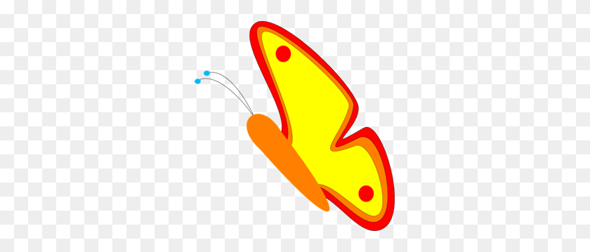 285x299 Png Летающие Бабочки Клипарт