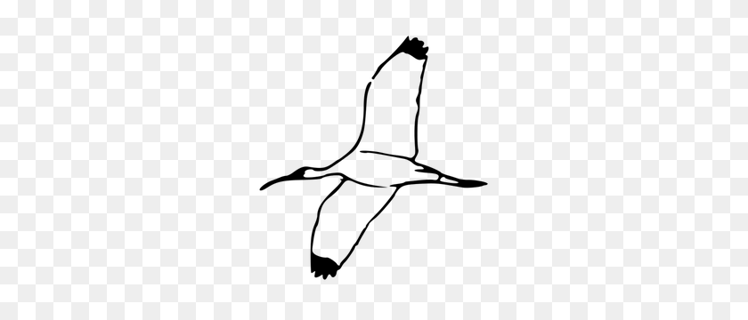272x300 Flying Bird Silhouette Clip Art - Flying Seagull Clipart