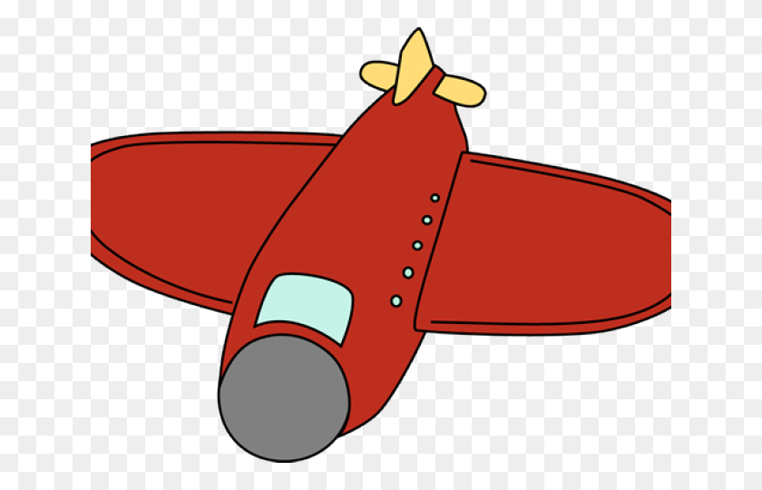 640x480 Летающий Клипарт По Воздуху - Маленький Самолет Клипарт