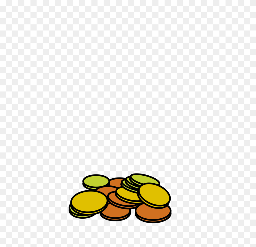 482x750 Flying Coins Gold Coin Coin Purse Money - Stack Of Coins Clipart