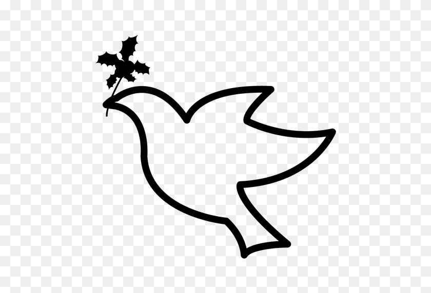 512x512 Flying Dove Icon - Paloma PNG