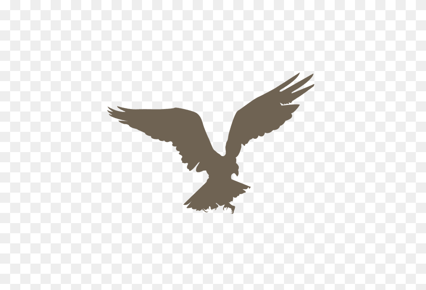 512x512 Flying Eagle Silhouette - Eagle PNG