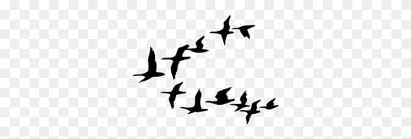 300x225 Flying Geese Clip Art - Doves Flying PNG