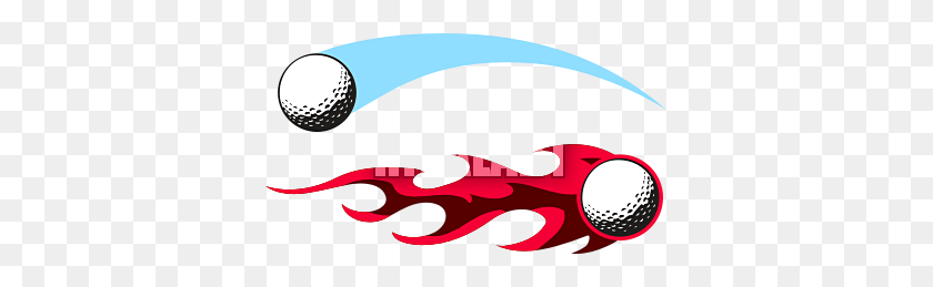361x199 Flying Golf Ball Clip Art - Comet Clipart