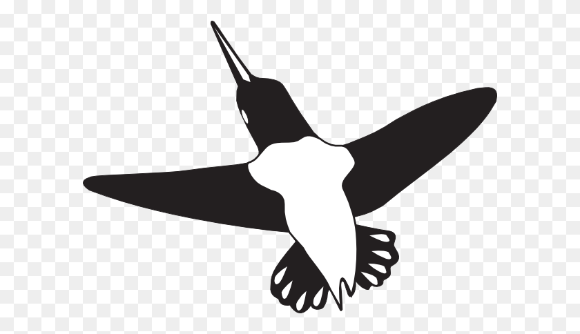 600x424 Flying Hummingbird Art Clip Art - Hummingbird Clipart Black And White