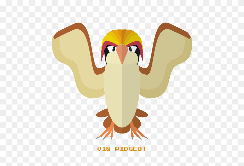512x512 Volando, Kanto, Pidgeot, Icono De Pokemon - Pidgeot Png