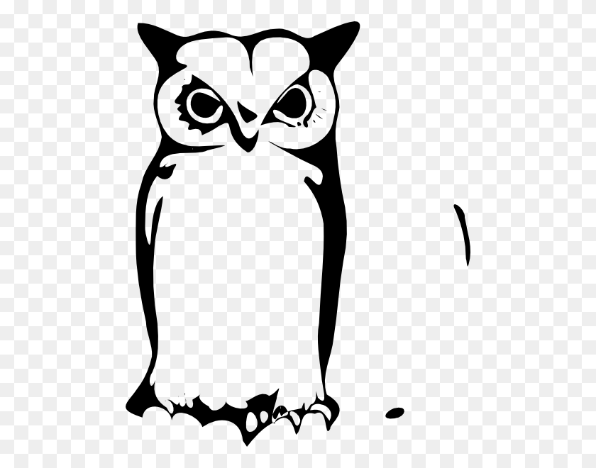 486x600 Flying Owl Line Drawing - Hedwig Clipart