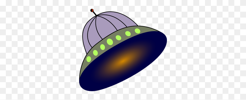300x281 Flying Saucer Cartoon Clip Art - Ufo Clipart