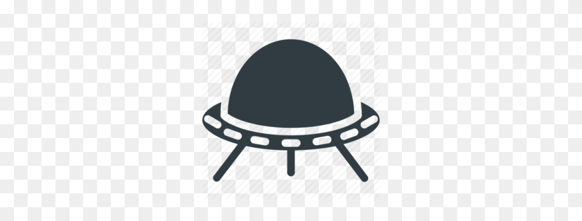260x260 Flying Saucer Clipart - Spaceship Clipart