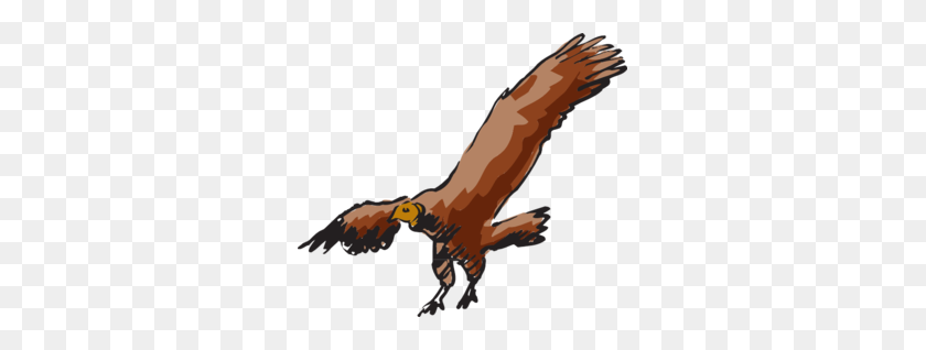 299x258 Flying Vulture Clip Art - Vulture Clipart