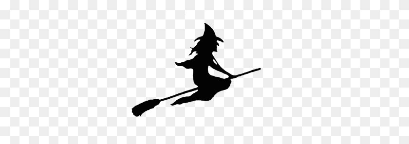 300x236 Flying Witch On Broom Png, Clip Art For Web - Witch On A Broomstick Clipart