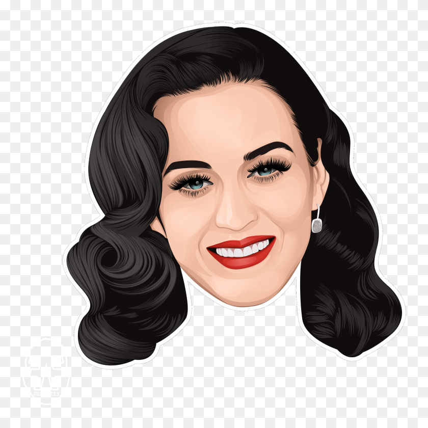 2200x2200 Foamfaces - Katy Perry Png