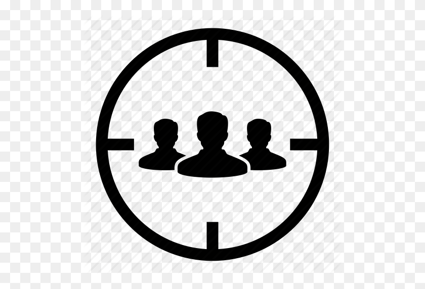 512x512 Focus, Men, People, Target, User Icon - Population Icon PNG