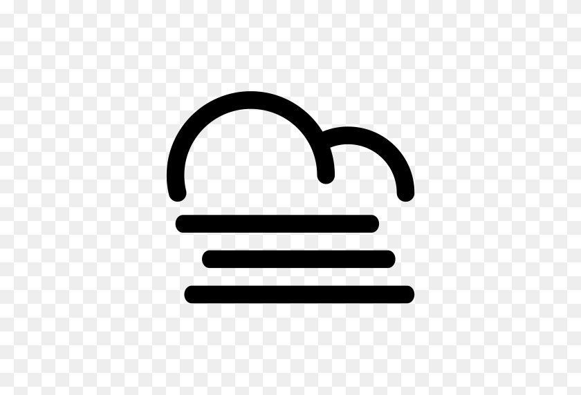 512x512 Fog, Foggy, Forecast Icon With Png And Vector Format For Free - PNG Fog