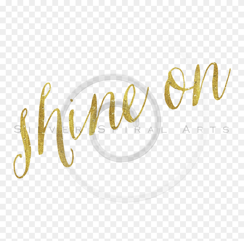 768x768 Foil And Glitter Quotes Transparent Backgrounds - Gold Shine PNG