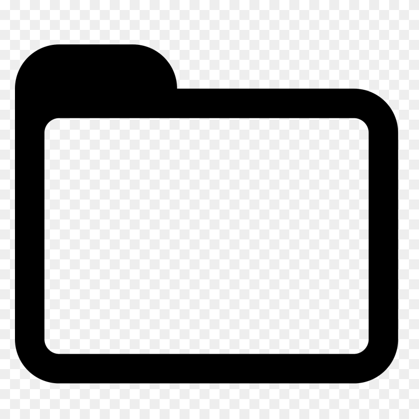 1600x1600 Folder Icon - Folder Icon PNG