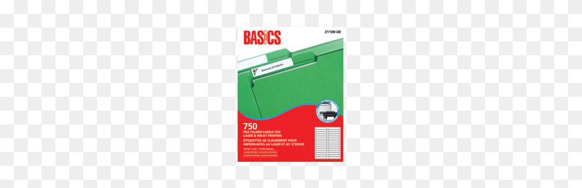 383x212 Folder Labels For Laser And Inkjet Printers - Manila Folder PNG