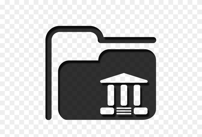 512x512 Folder, Library Icon - Library Icon PNG