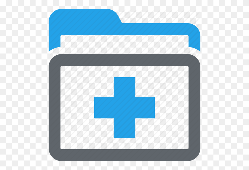 512x512 Folder, Medical Files, Medical Records Icon - Medical Records Clipart