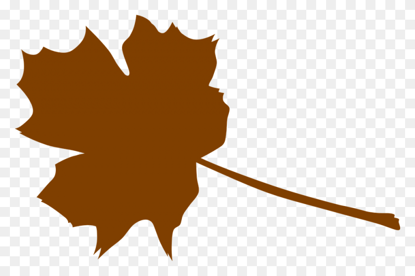 960x616 Foliage Clipart Brown Leaf - Free Fall Leaves Clip Art