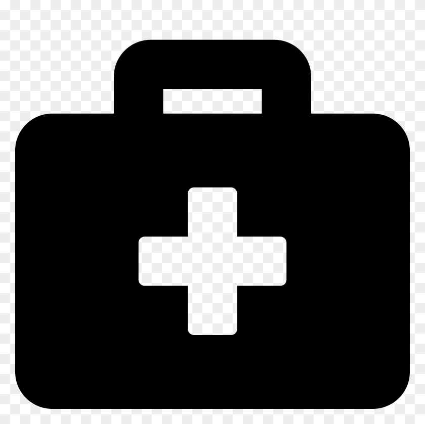 2000x2000 Font Awesome Solid Briefcase Medical - Briefcase PNG