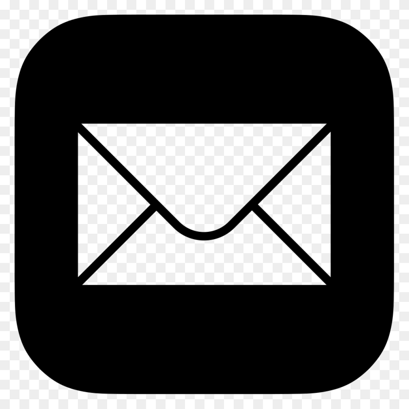 981x981 Font Email Png Icon Free Download - Email Logo White PNG