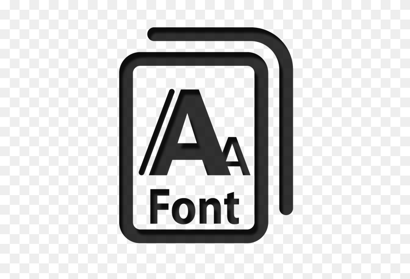 512x512 Font Icon - Font PNG