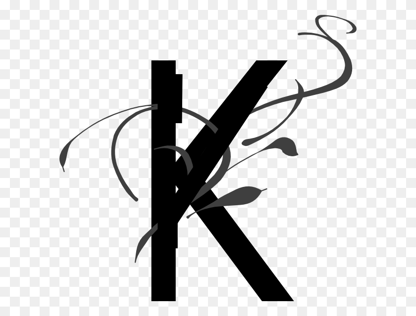 600x579 Font K Clip Art - K PNG