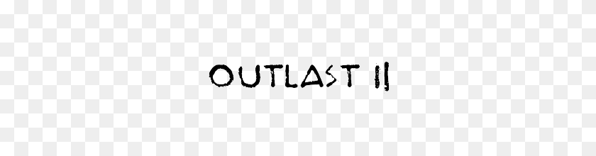 320x160 Fonts - Outlast 2 Logo PNG