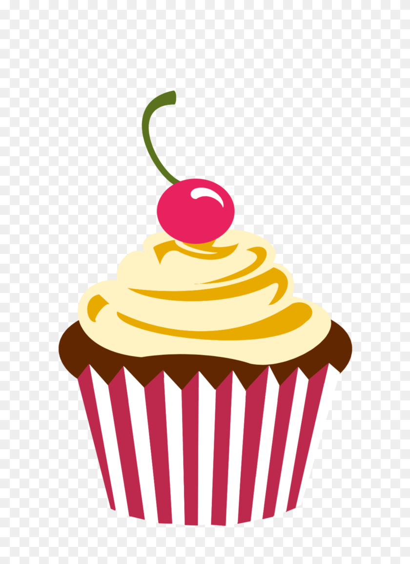 730x1095 Food And Dessert Scrap Art - Birthday Cupcake PNG