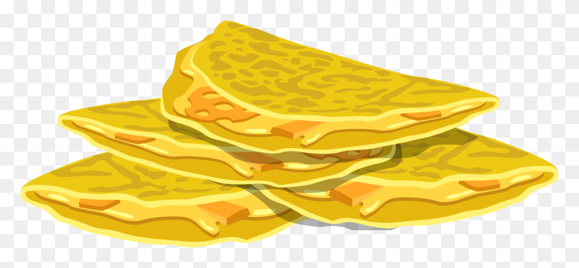 2400x1014 Food Basic Omelet Icons Png - Quesadilla PNG