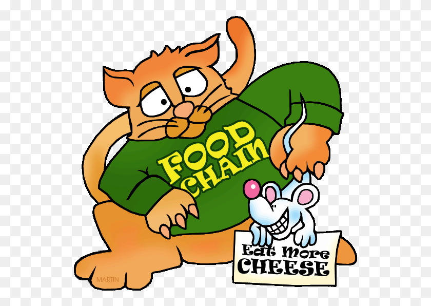 553x536 Food Chain With Cat And Mouse - Food Chain Clipart