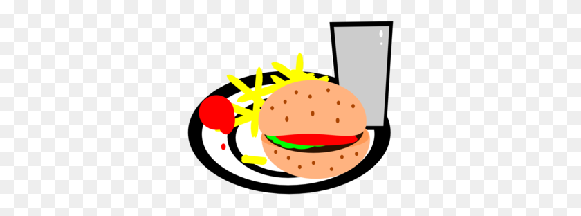 299x252 Food Clip Art - Hamburger Bun Clipart